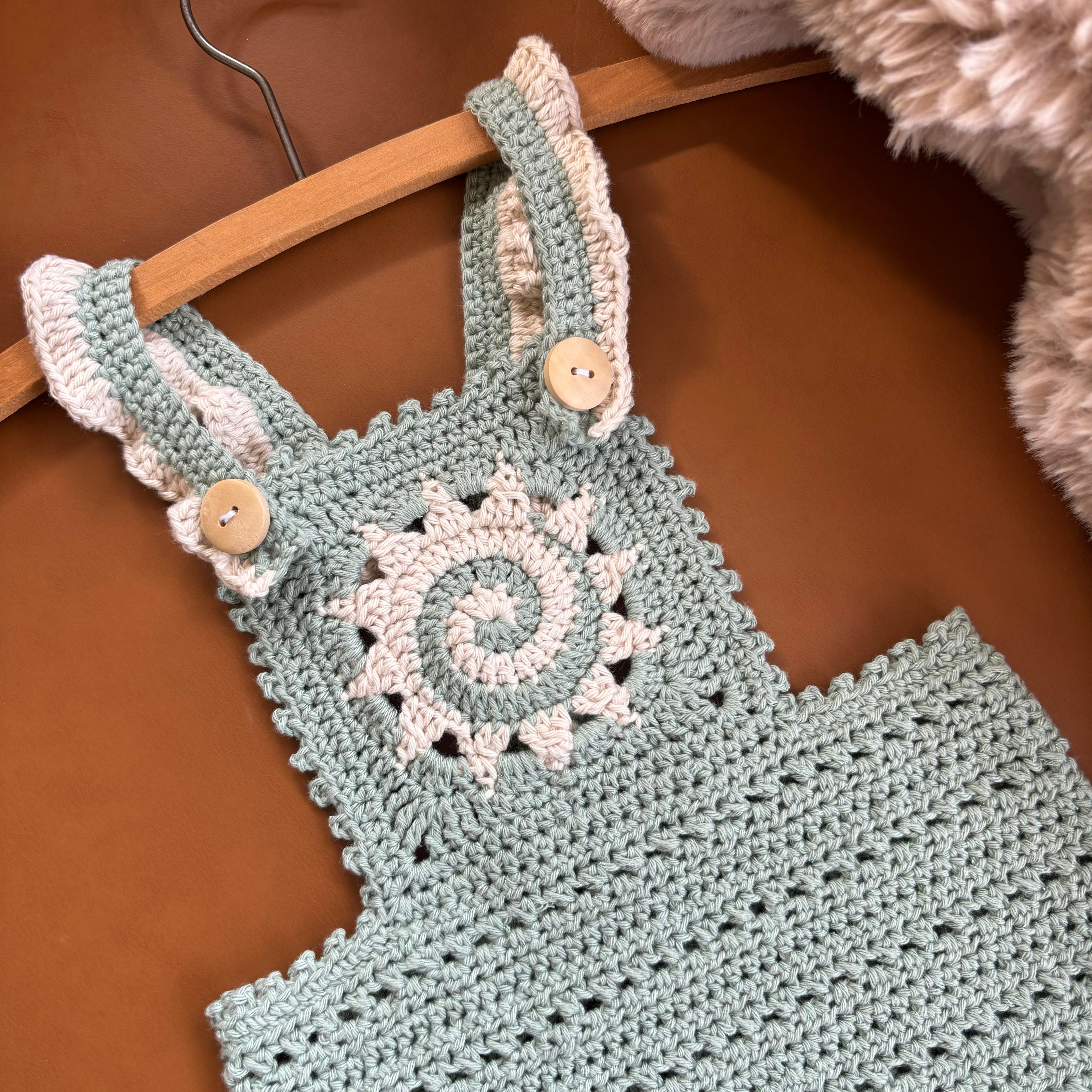 Crochet Pattern- Sunshine Pinafore Overalls for Baby and Toddler - Baby Toddler Summer Outfit Romper Dress