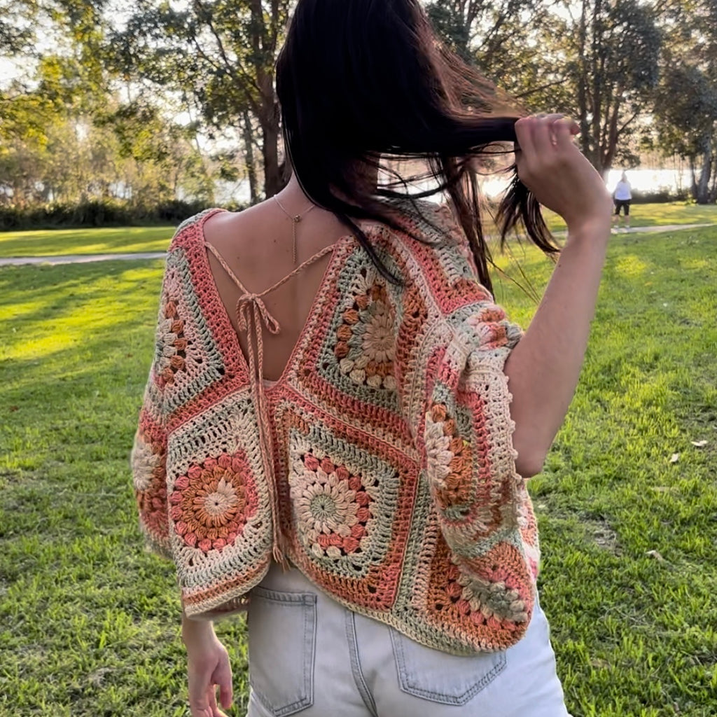Crochet Pattern- Sunshine Summer Crochet Top- Swimwear Cover Up Crochet Womens Shirt