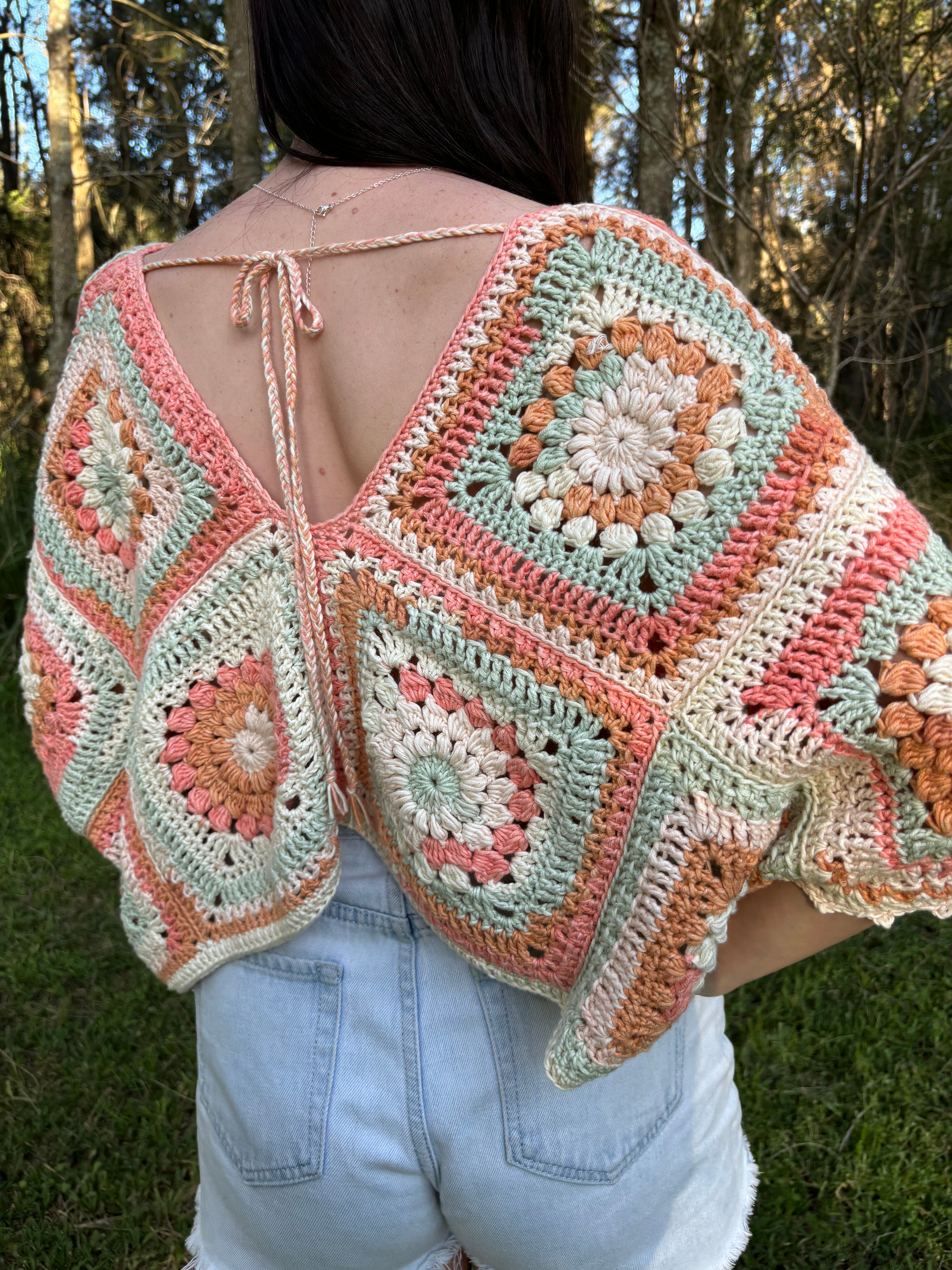 Crochet Pattern- Sunshine Summer Crochet Top- Swimwear Cover Up Crochet Womens Shirt