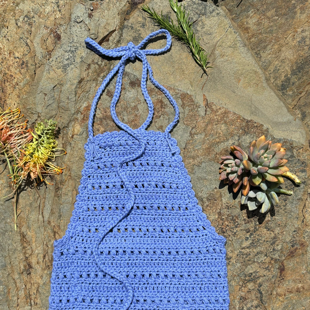 Crochet Pattern- Daisy Halter Dress Pinafore for Toddler & Child