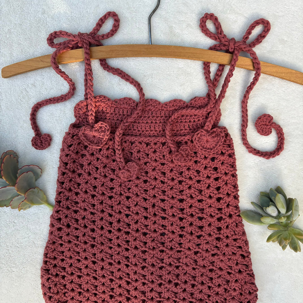 Crochet Pattern- Sweetheart Romper for Baby and Toddler - Baby Toddler Summer Outfit Romper Overalls